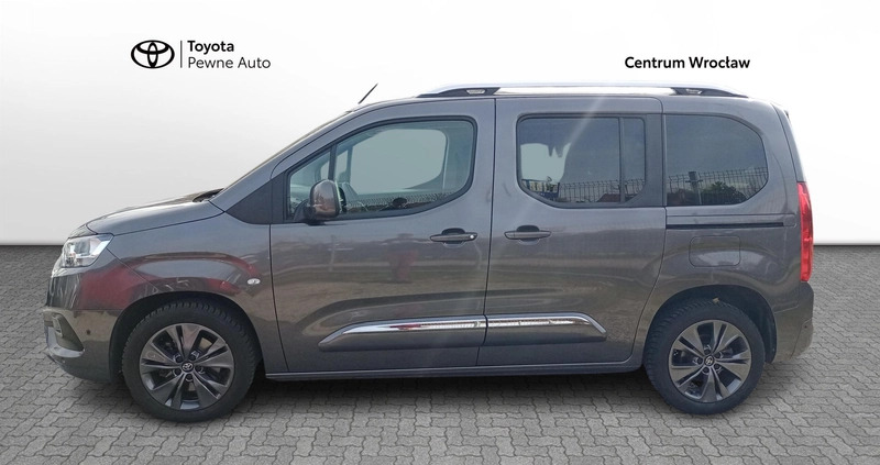 Toyota Proace City cena 119900 przebieg: 58623, rok produkcji 2021 z Dziwnów małe 154
